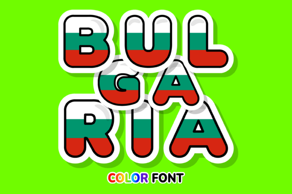 Bulgaria: A Patriotic Typeface for Bold Visual Design