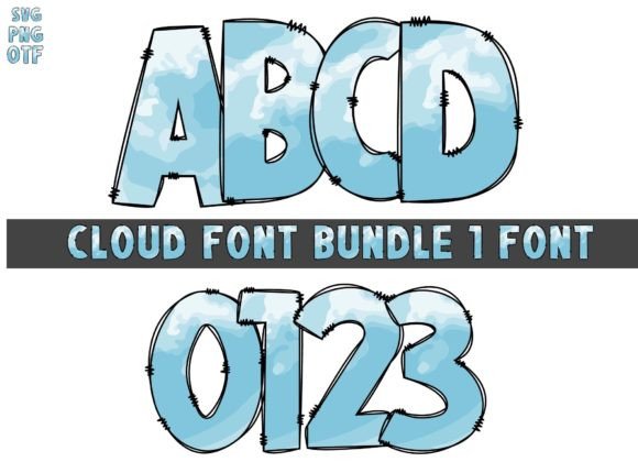 Cloud: A Beautiful and Creative Color Font for Modern Design