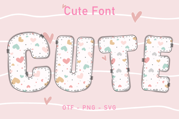 Cute and Cute: A Sweet Color Font for Your Creative Projects