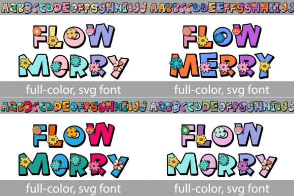 FlowMerry: The Vibrant SVG Font Bundle for Creative Designers