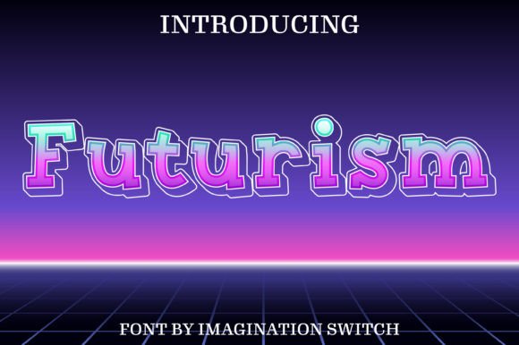 Futurism in Design: Captivating Color Fonts