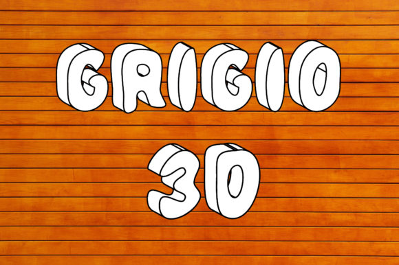 Grigio: Elevate Your Visual Design with a 3D Color Font