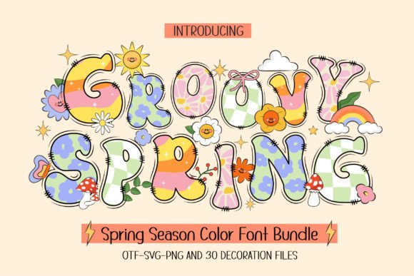 Groovy Spring: A Font to Capture the Season's Vibrant Energy