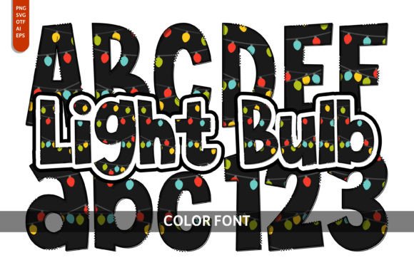 Illuminate Your Design Projects with the Light Bulb Font