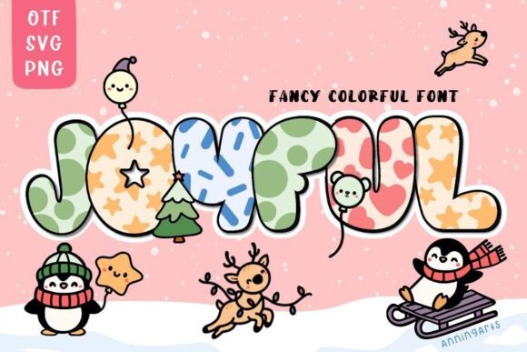 Infuse Holiday Cheer with the Joyful Color Font