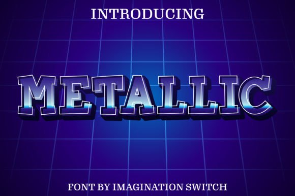 Metallic Color Font: Elevate Your Visual Design