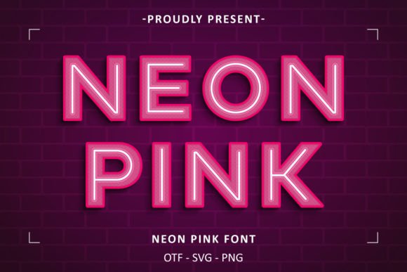 Neon Pink: The Vibrant Font for Modern Design