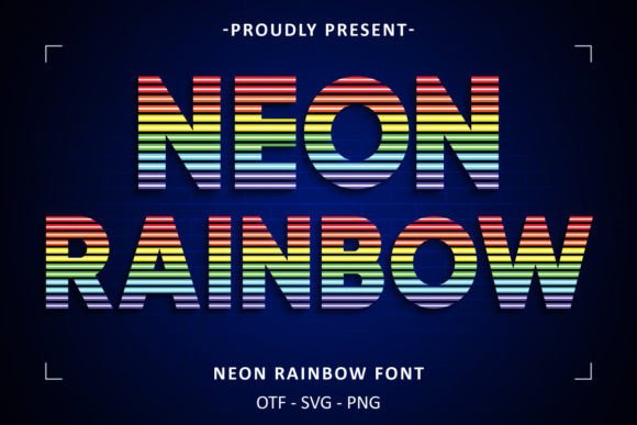 Neon Rainbow: A Vibrant Design Asset for Modern Projects