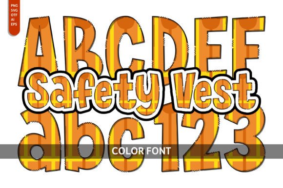 Safety Vest: A Playful Typeface for Creative Design Projects