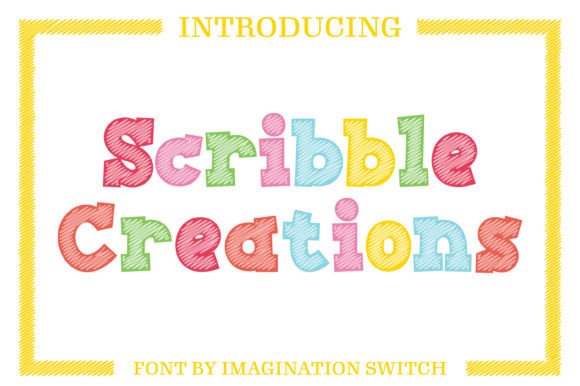 Scribble Creations: A Dynamic Color Font for Impactful Design