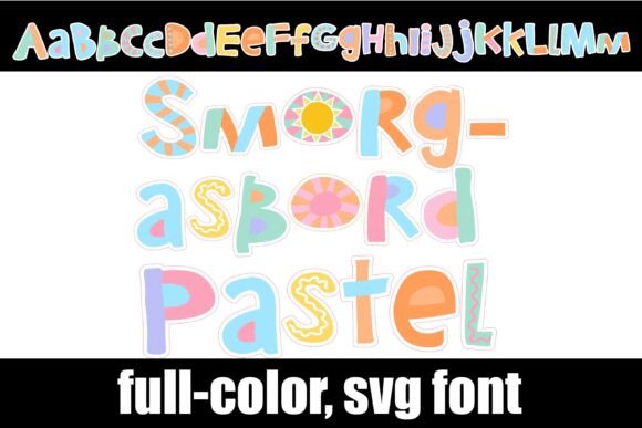 Smorgasbord Pastel: A Feast for Creative Typography