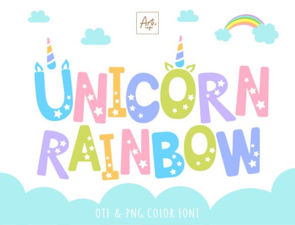 Unicorn Rainbow: A Playful Font for Modern Design