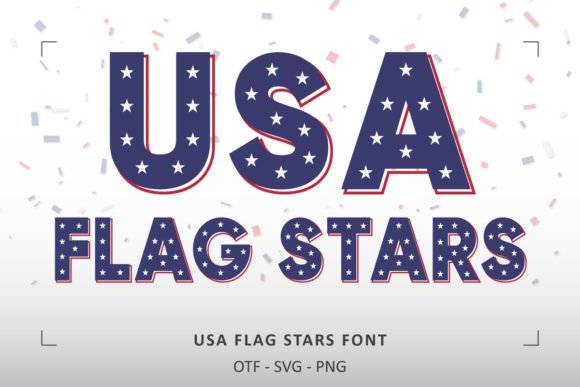 USA Flag Stars: A Versatile Font for Patriotic Design